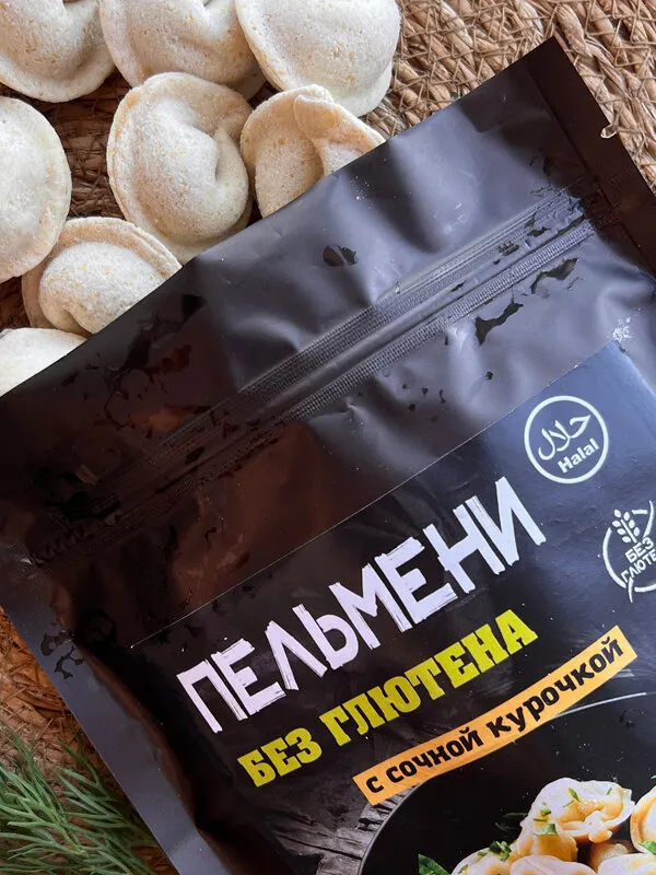 Пельмени с курицей халал 450 г   от "Кокос и Базилик"